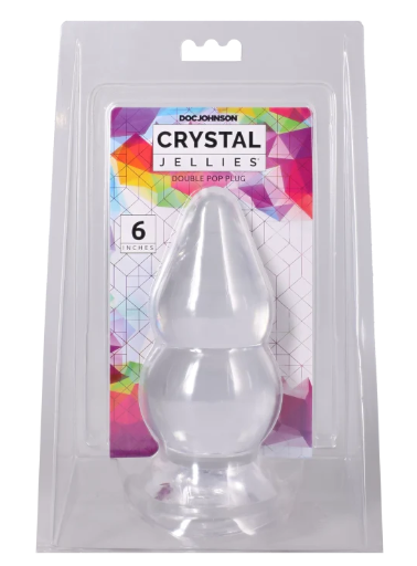 Crystal Jellies Double Pop Plug 6 po