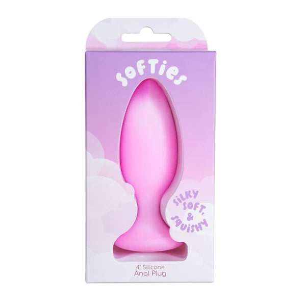 Plug anal en silicone 4 po