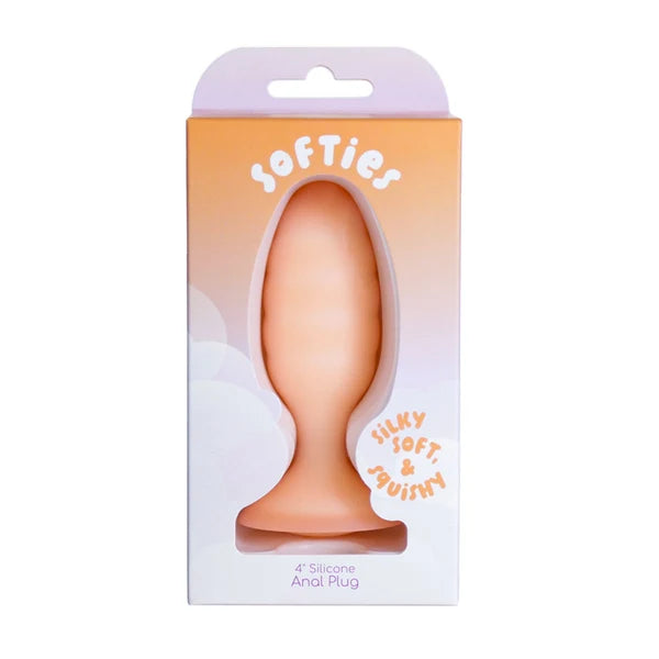 Plug anal en silicone 4 po