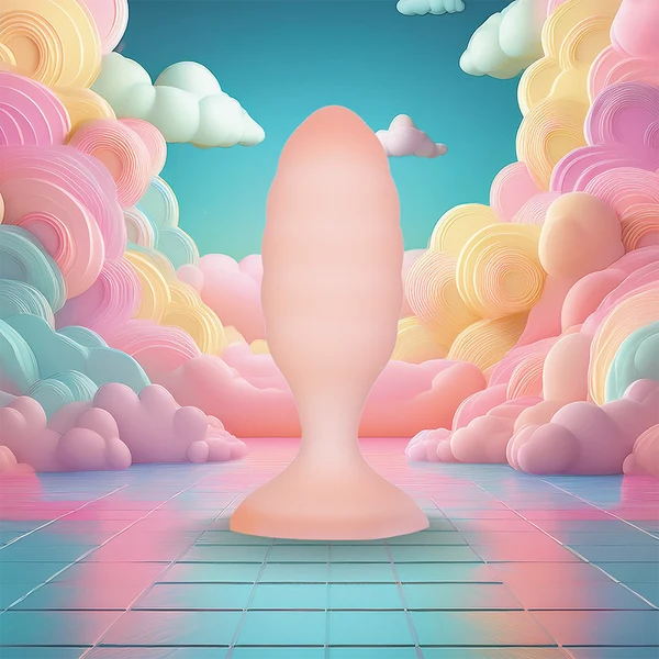 Plug anal en silicone 4 po