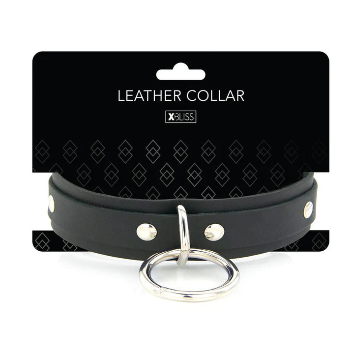 Collier Cuir Anneau 50 nuances