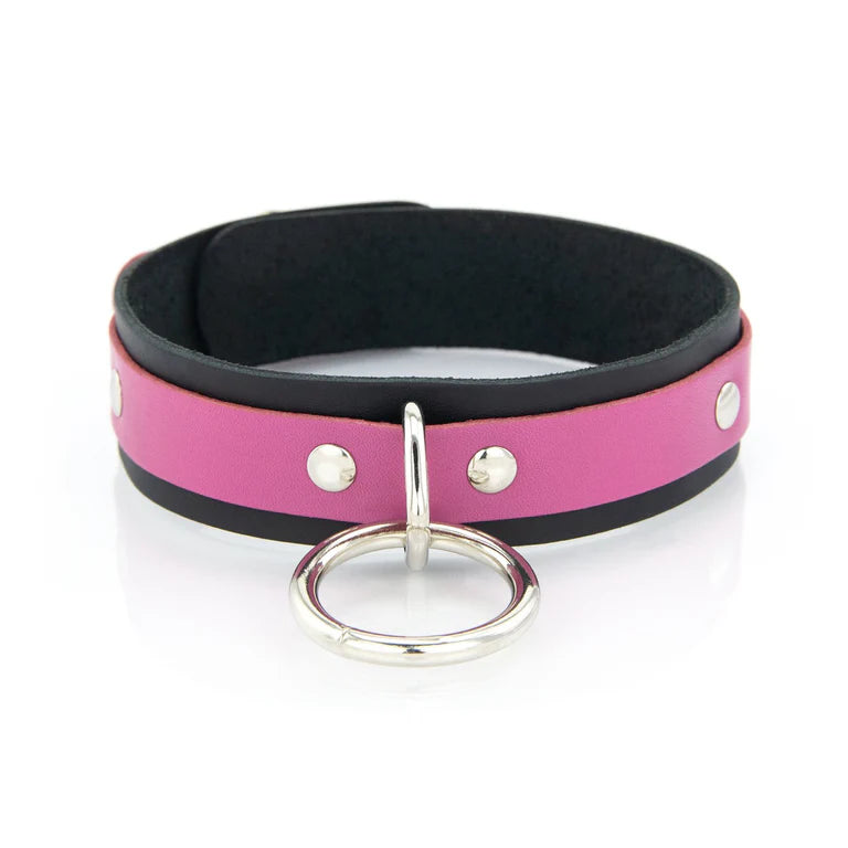 Collier Cuir Anneau 50 nuances