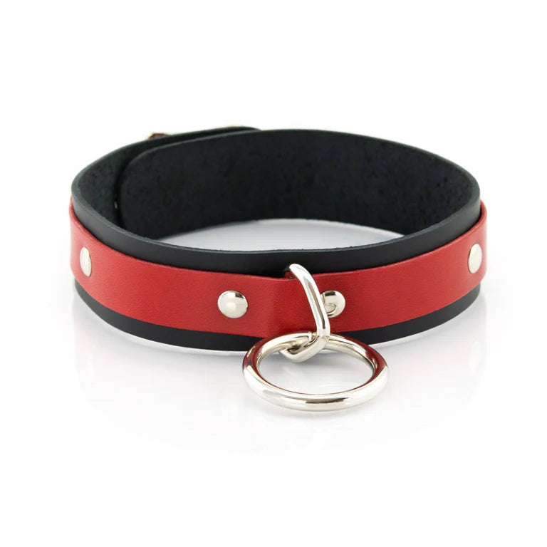 Collier Cuir Anneau 50 nuances