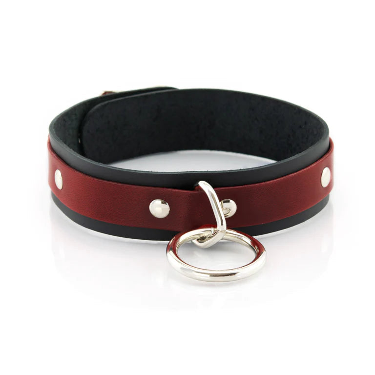 Collier Cuir Anneau 50 nuances