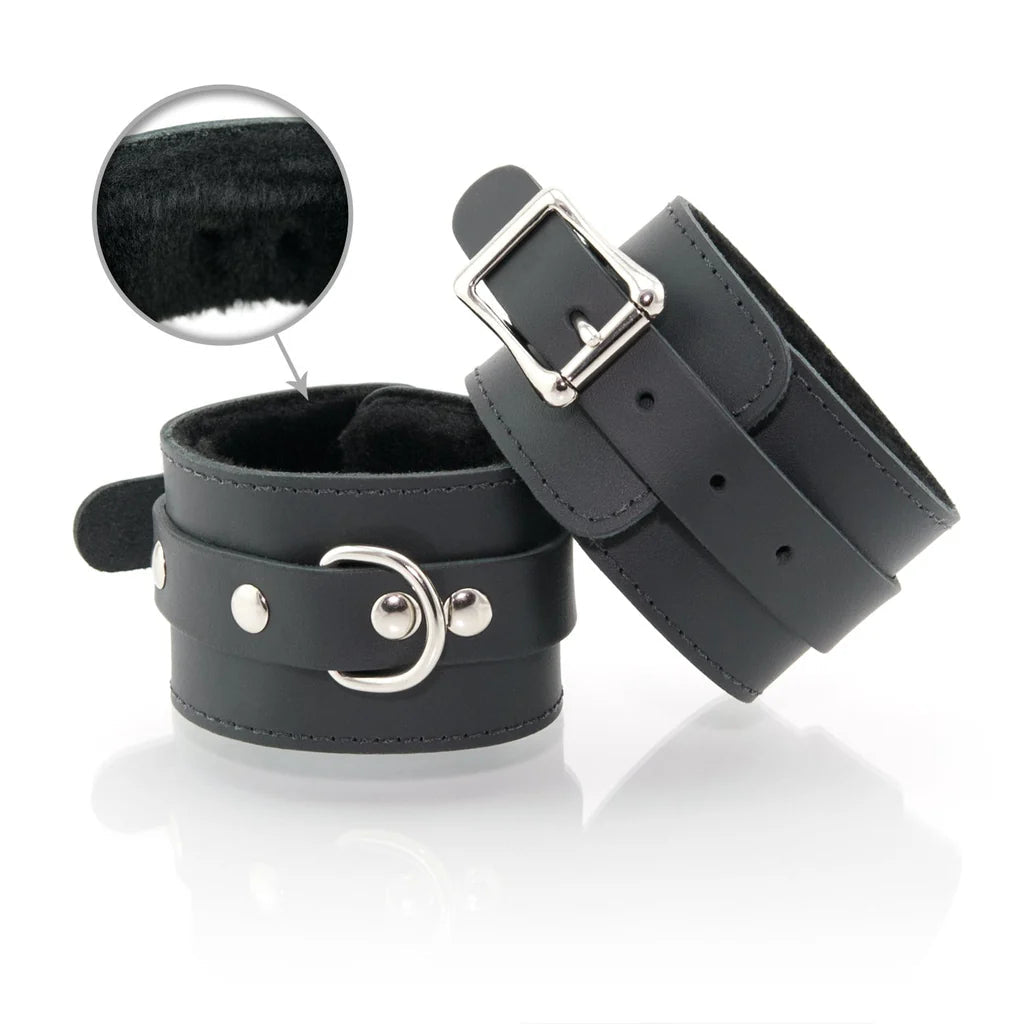 Menottes Cuir Douces lxb