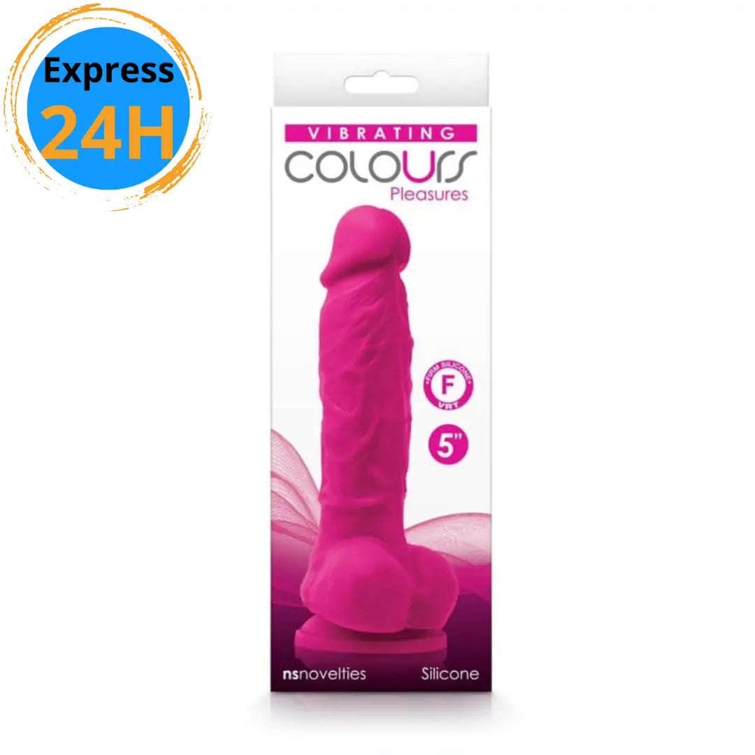 5" Dildo Vibrant Colours Pleasures