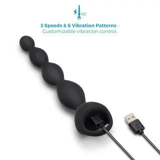 6.5 Inch Vibing Beads – Perles anales vibrantes