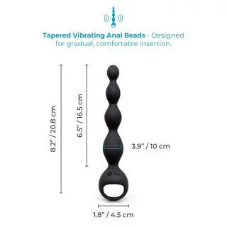 6.5 Inch Vibing Beads – Perles anales vibrantes