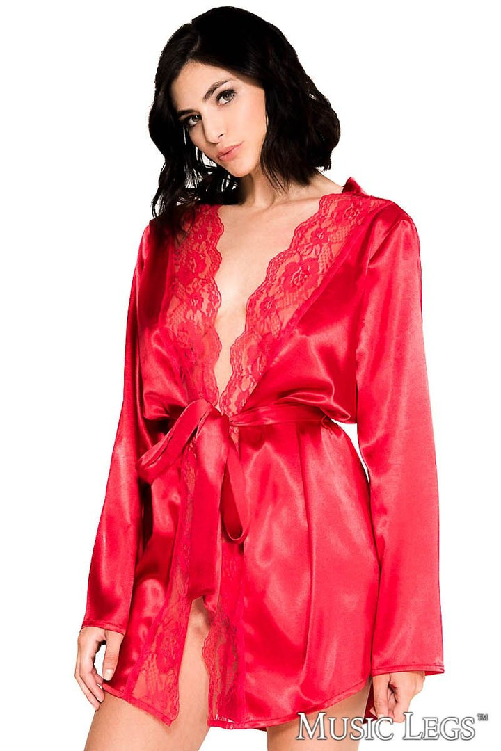 Robe en satin