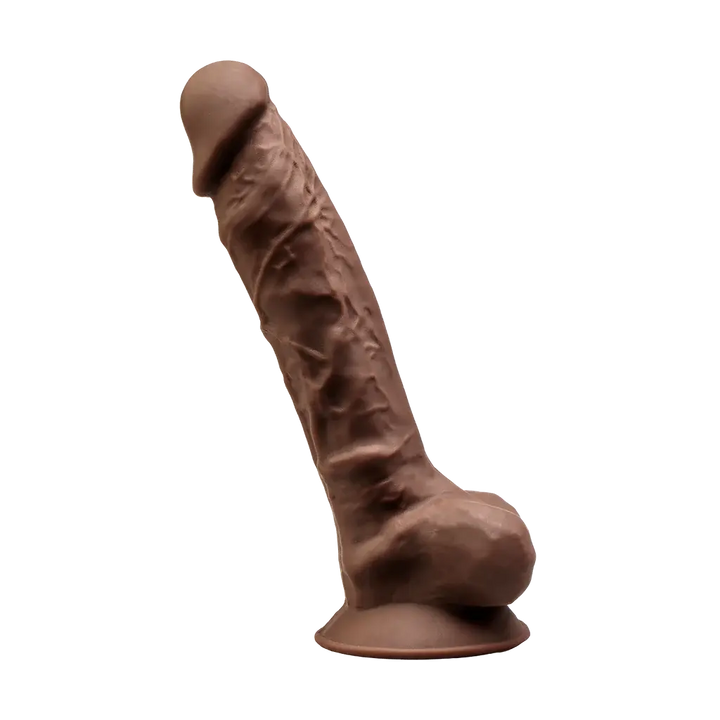 9" Modèle 1 -  Dildo en Silicone Premium Thermoréactif à Mémoire silexD