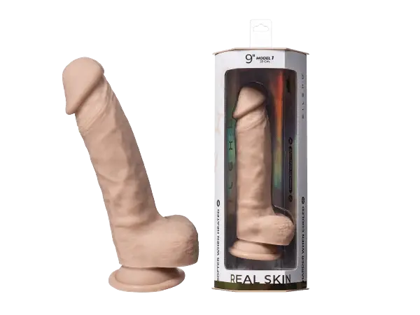 9" Modèle 1 -  Dildo en Silicone Premium Thermoréactif à Mémoire