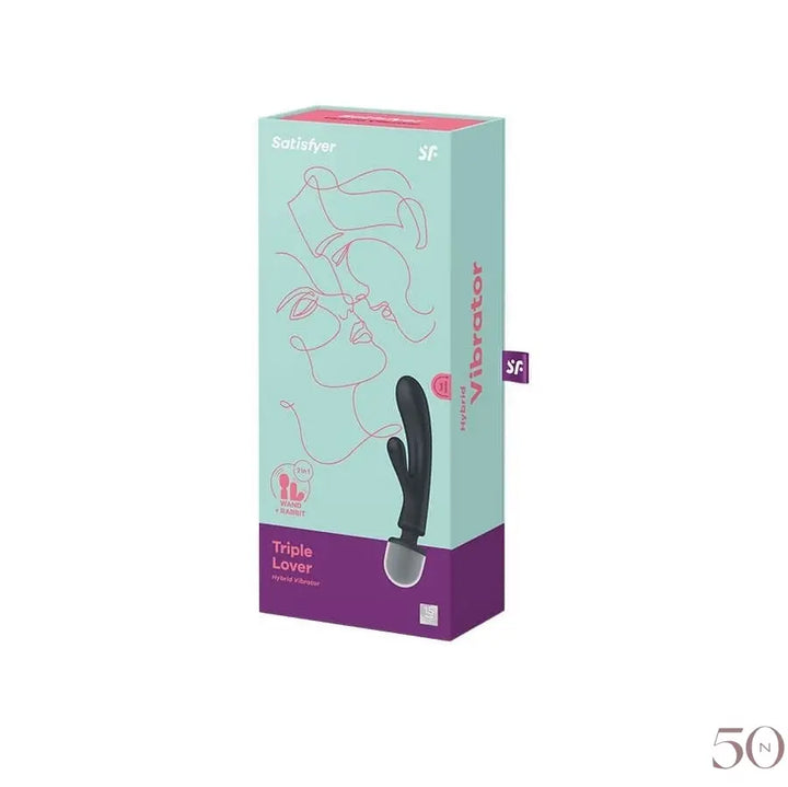 Amant Triple - Noir satisfyer