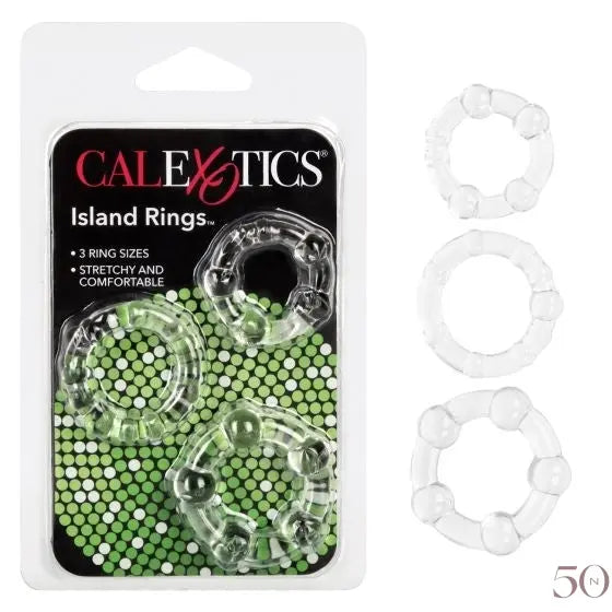 Anneaux en silicone transparent - Island Rings calexotics