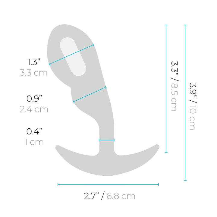 Plug P-Spot 95g Bleu B-Vibe