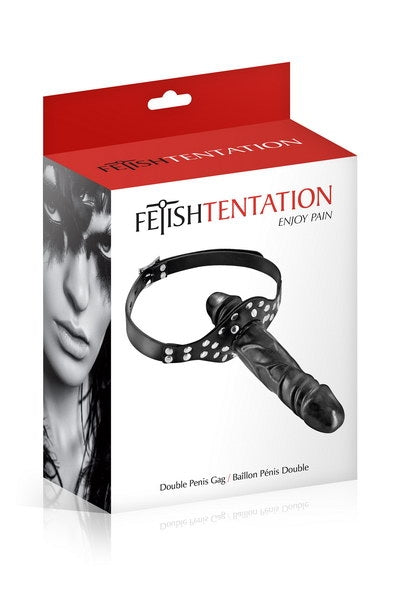 Bâillon Pénis Double fetish tentation