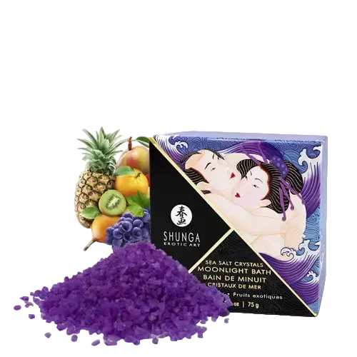 Bain de Minuit - Cristaux de Mer 75 gr. - Fruits Exotiques Shunga
