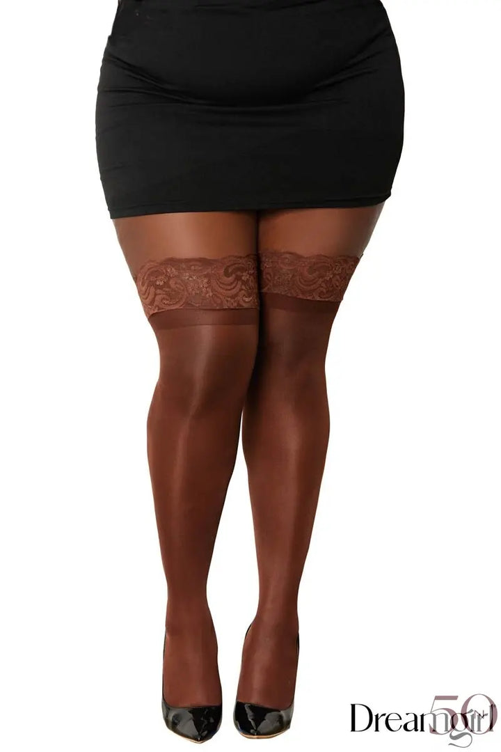 Bas avec bande de silicone Dreamgirl