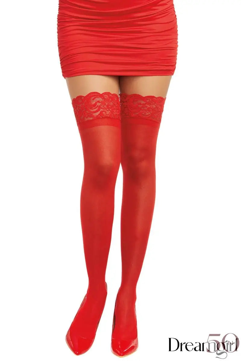 Bas avec bande de silicone Dreamgirl