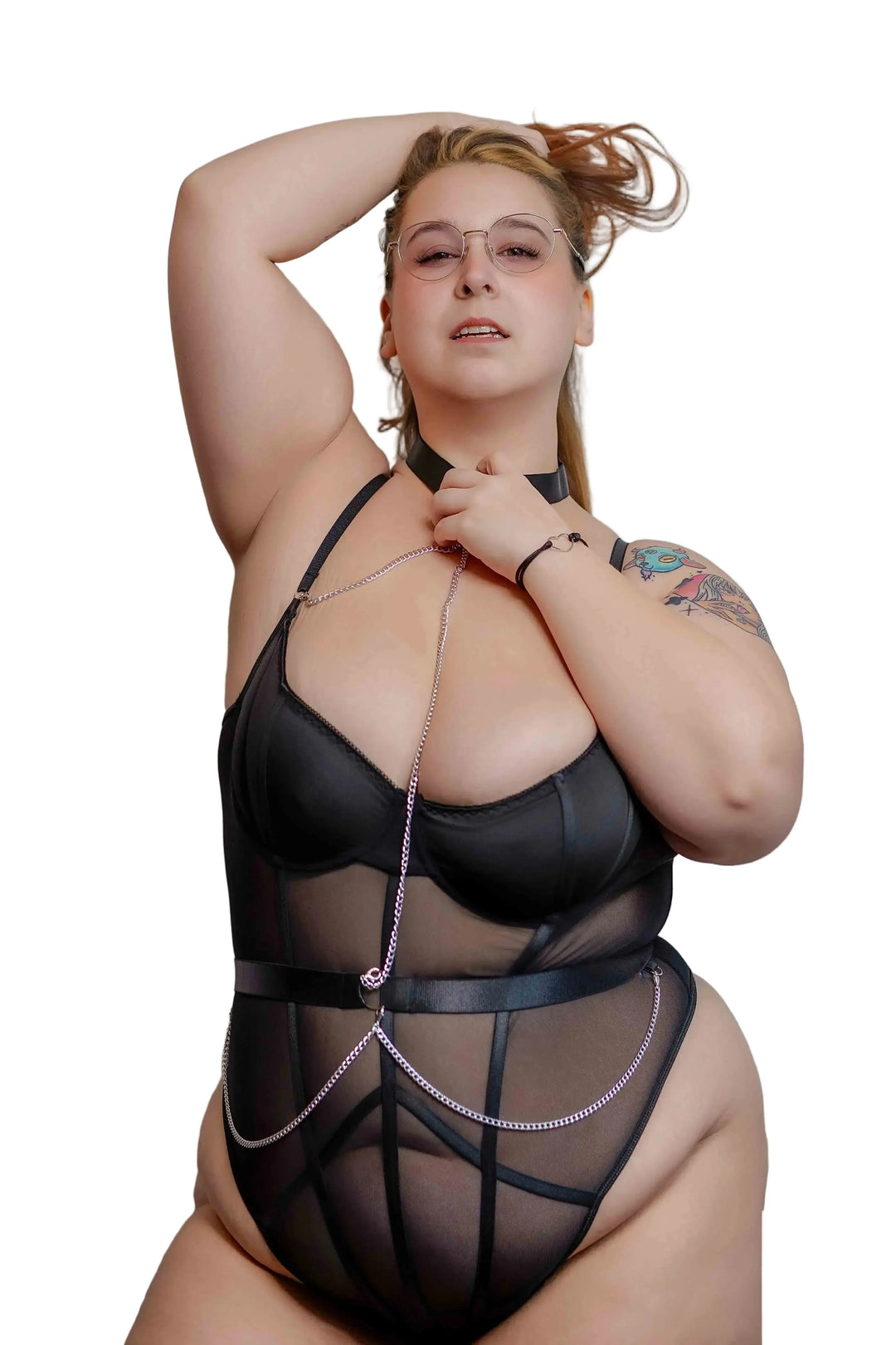 Body Noir Élégant luxe lace lingerie