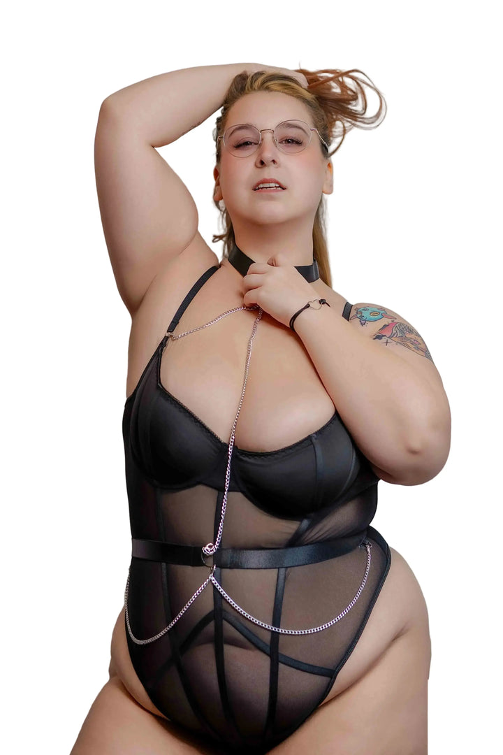 Body Noir Élégant luxe lace lingerie