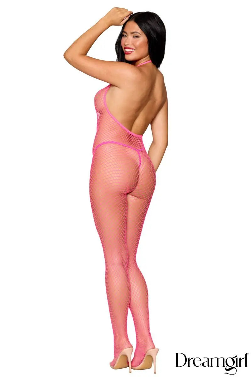 Bodystocking en filet diamant