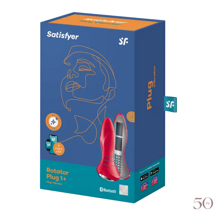 Bouchon rotatif 1+ - Rouge satisfyer