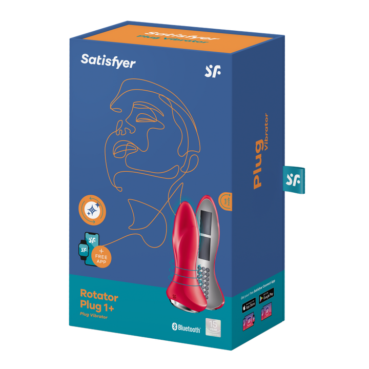 Bouchon rotatif 1+ - Rouge satisfyer