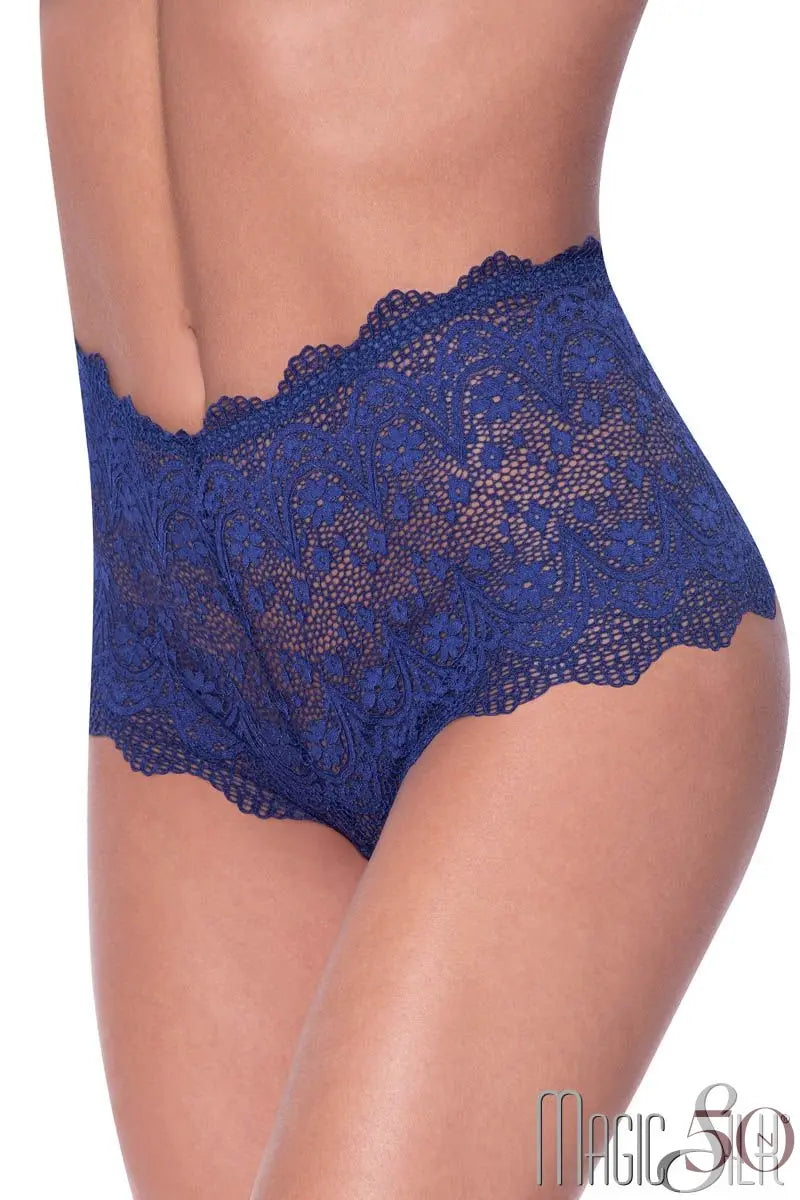 Boyshort à taille haute à la fourche ouverte Magic Silk