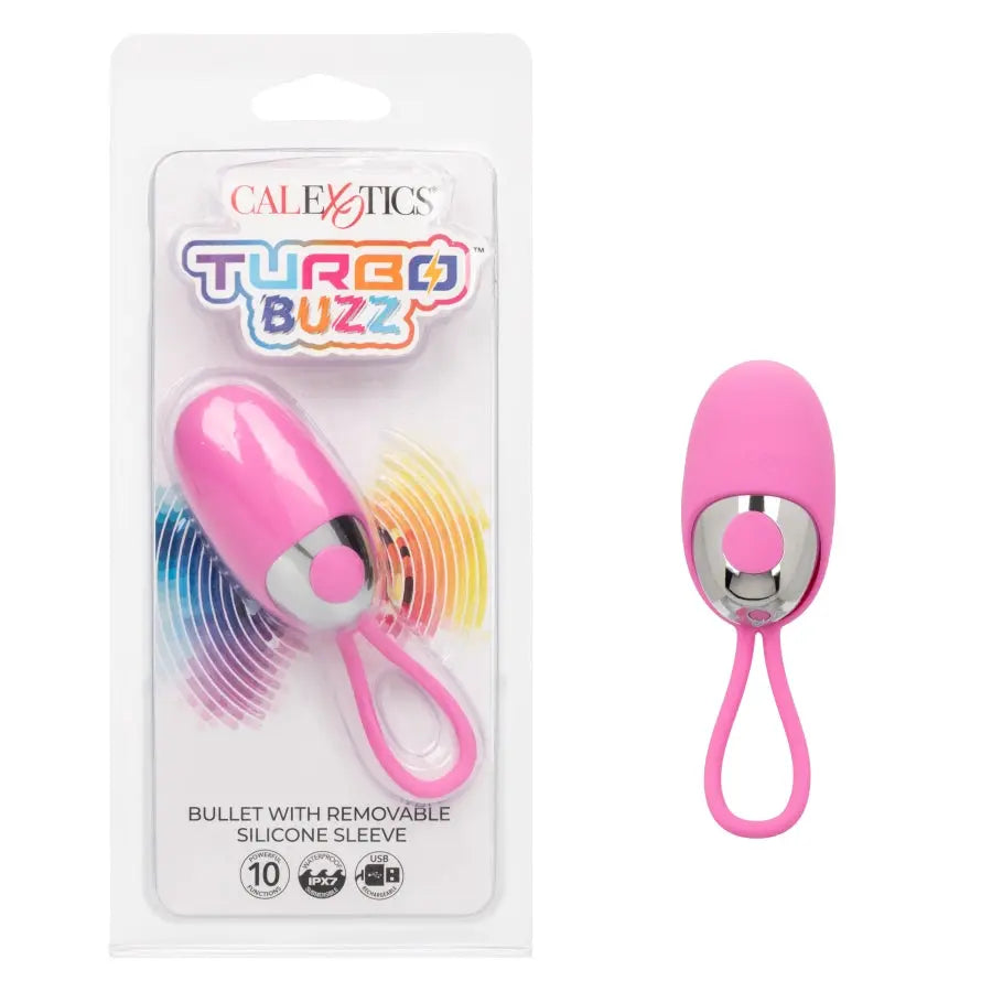 Bullet avec Manchon de Silicone Amovible - Rose calexotics