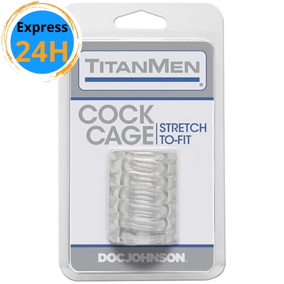 Cage Pénienne TitanMen - Blanc Doc Johnson