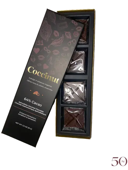 Chocolat aphrodisiaque – Coccinut 50 nuances