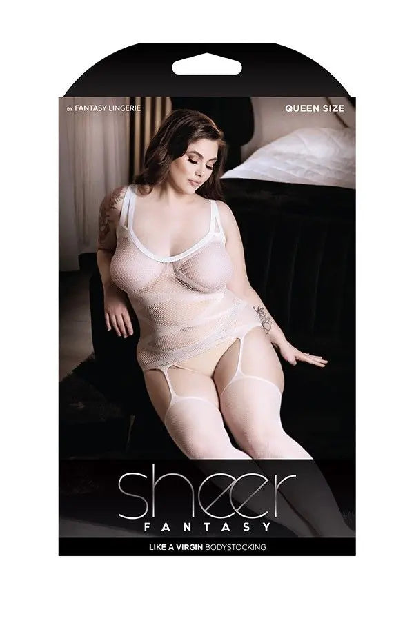 Combinaison résille à motif zigzag Fantasy