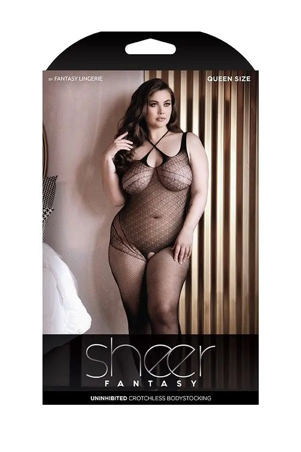 Combinaison résille sans pieds Fantasy