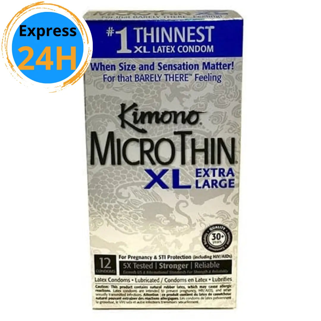 Condoms Mince Extra Large - Boite de 12 Kimono