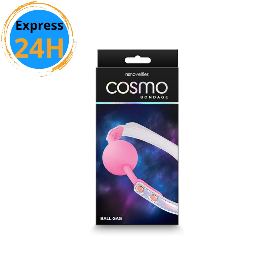 Cosmo Bondage - Ball Gag - Rainbow NS Novelties