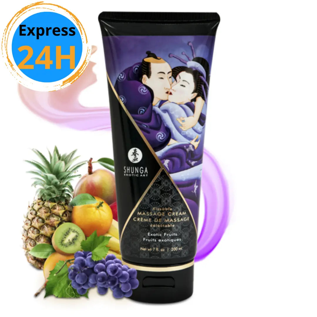 Crème de Massage Érotique - Fruit Exotique Shunga