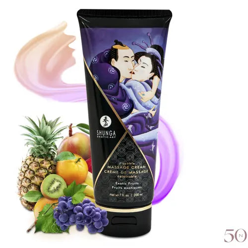 Crème de Massage Érotique - Fruit Exotique Shunga