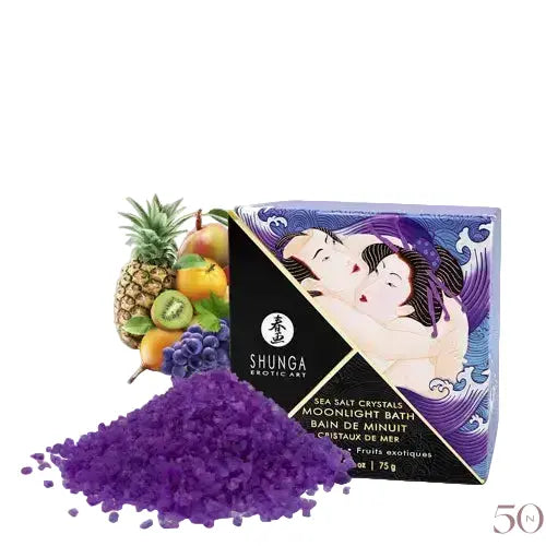 Bain de Minuit - Cristaux de Mer 75 gr. - Fruits Exotiques Shunga