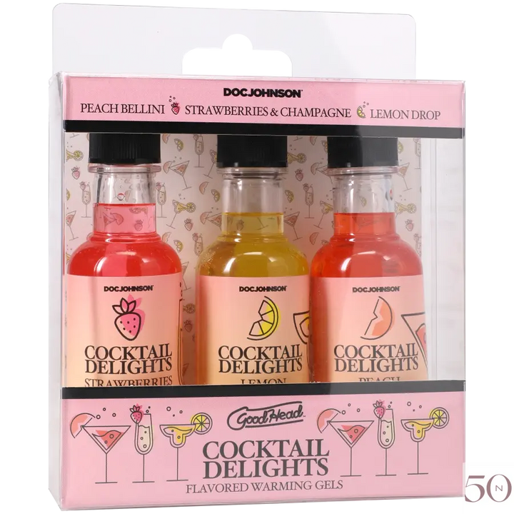 Délices des cocktails gels chauffants Doc Johnson