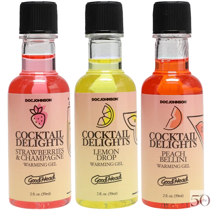 Délices des cocktails gels chauffants Doc Johnson
