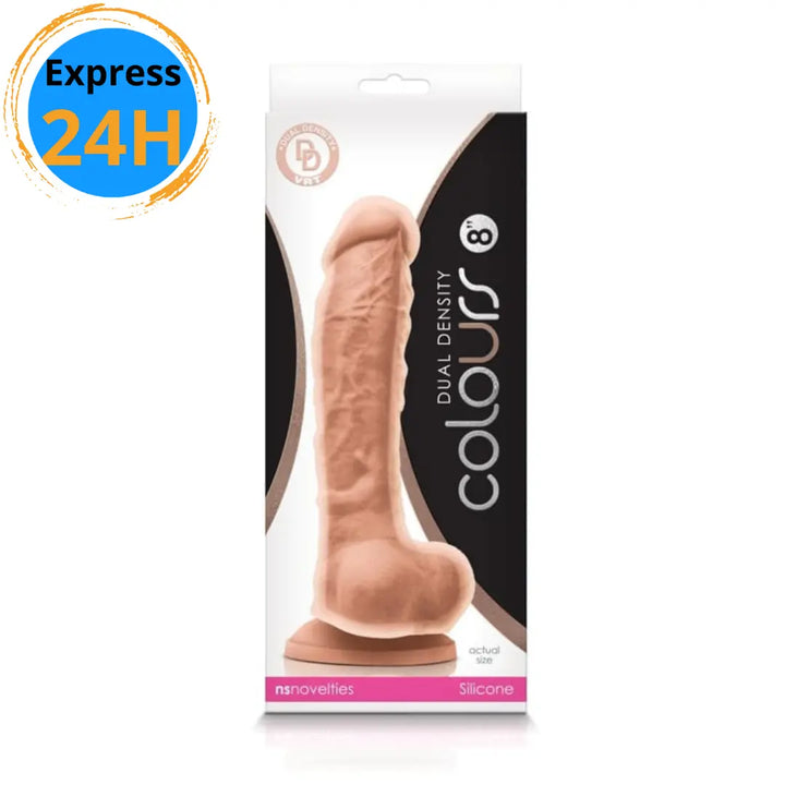 Dildo 8'' - Blanc Colours Pleasures