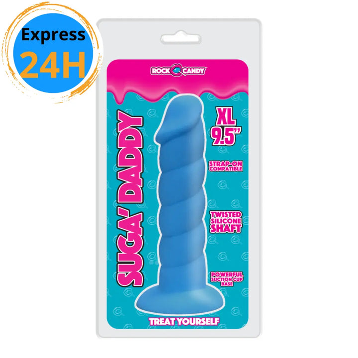 Dildo 9.5" - Bleu Rock Candy Toys