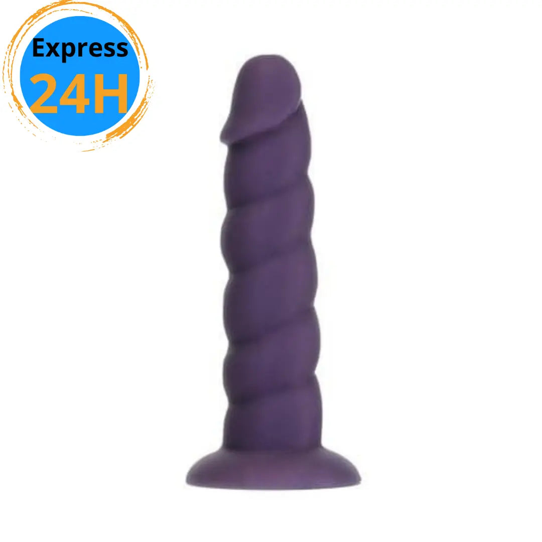 Dildo Licorne 7" Mauve addiction