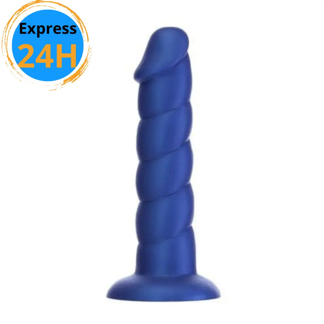 Dildo Licorne 8" Bleu addiction