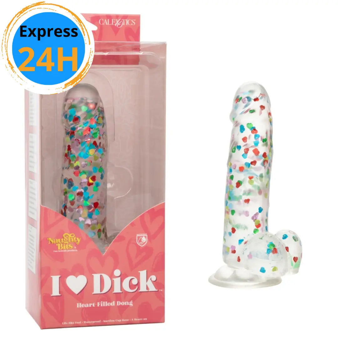 Dildo ''J'aime les Pénis'' - Transparent calexotics