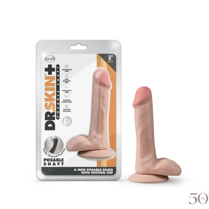 Dildo avec couilles 6'' - Dr.Skin Dr. Skin