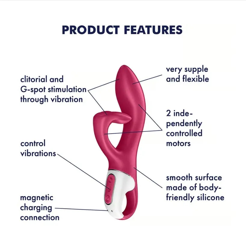 Embrasse-moi rouge foncé Satisfyer