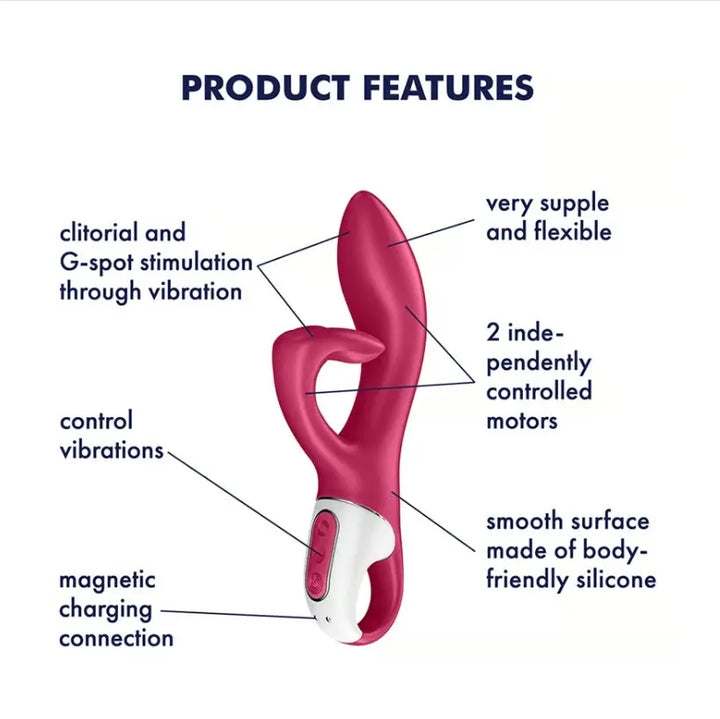 Embrasse-moi rouge foncé Satisfyer