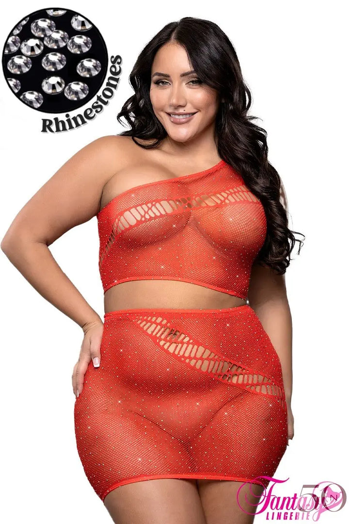 Ensemble 2 pièces en mesh Fantasy