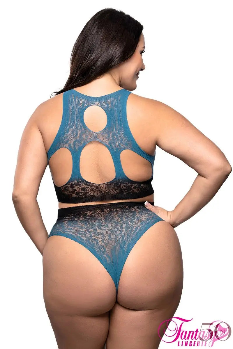 Ensemble 2 pièces imprimé léopard Fantasy